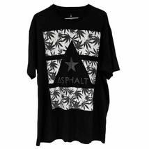 Asphalt Snoop Dogg Weed Shirt Mens Size X Large Black Silver White - £33.82 GBP