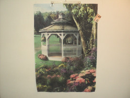 New Impressions by NCE Decorative Hanging Flag Gazebo Hand Painted 36.5&quot; x 25.5&quot; - £19.45 GBP