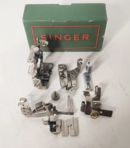 Singer Sewing Machine Attachments Feet Green Box - £23.44 GBP