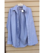 Men&#39;s Claybrooke XL Extra-Large Blue Long Sleeve Shirt 36/37 - $40.06 CAD
