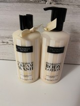 Victoria's Secret Ultrarich Cream Wash & Hydrating Body Lotion Set Coconut - £26.47 GBP