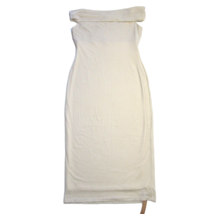 NWT Reformation Jamen Midi in Ivory Velvet Knit Off-Shoulder Dress L $198 - £126.22 GBP