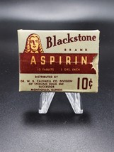 Vintage Medicine Box:  Rare &amp; scarce Blackstone 5 gr ASPIRIN ~ Full Box  NOS - £11.89 GBP