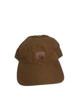 Men&#39;s Carhartt Canvas Cap Hat, Brown, OSFM, 100% Cotton, Adjustable EUC - £9.91 GBP