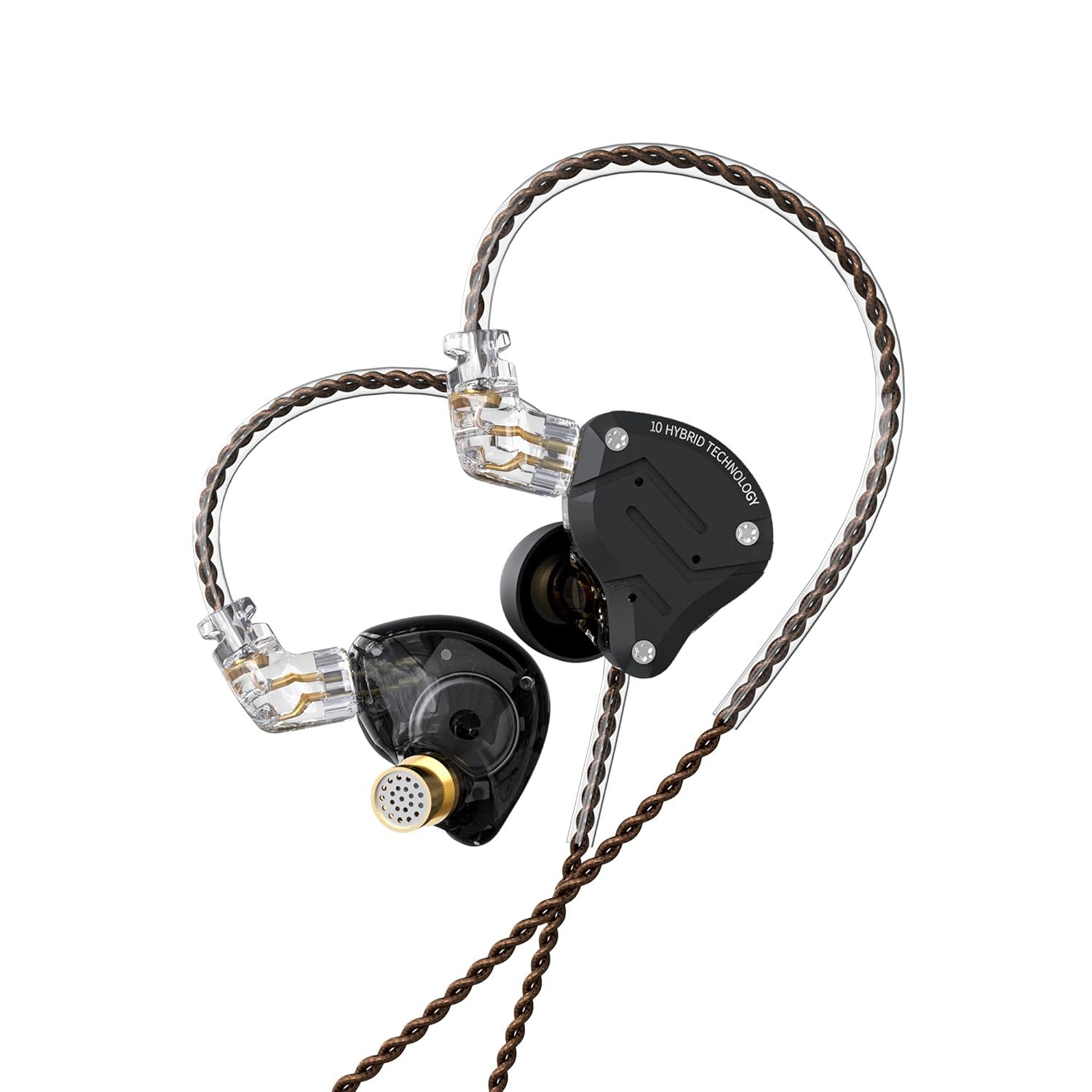 Kz Zs10 Pro Iem Headphone, In Ear Monitor Headphone, 4Ba 1Dd Kz Earphone Multi D