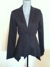 NEW Jlee Silver Soho Black Blazer Jacket (Size 8) - MSRP $246.00! - £23.94 GBP