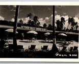 RPPC Tumon Spiaggia Servizio Club Guam 1952 Cartolina F17 - £22.07 GBP