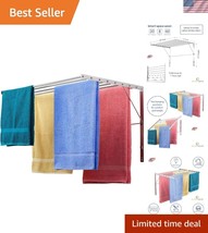 Multi-Position Stainless Steel Clothes Drying Rack | 30&quot; Wide | Easy Ins... - $1,794.14 MXN