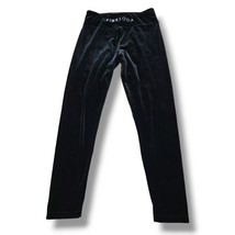 Pink Soda Sport Pants Size Medium 27&quot;Wx27&quot;L Leggings Black Velour Pants ... - $27.76
