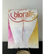 Coloralls Control Top Pantyhose Sz A-B Style 335 Sandalfoot Blueprint 1983 - €9,36 EUR