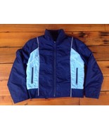 Vitnage 70s 80s Stowe USA Made Womens Navy Blue Ski Parka Jacket L 44&quot; C... - £47.54 GBP