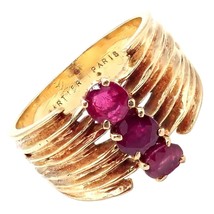 Authenticity Guarantee

Authentic! Vintage Cartier 18k Yellow Gold Ruby Ring - $5,500.00