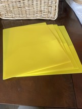 Set of 4 yellow office depot folders - high quality - $9.78