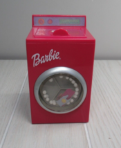 Mattel Pink Barbie Washing Machine from Wash &#39;N Wear Wind-Up Knob 2000 - $9.89