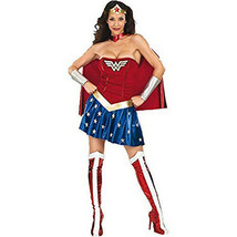 Wonder Woman Costume Womens DC Comics Licensed Medium Adult Secret Wishe... - £47.15 GBP