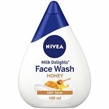 NIVEA Face Wash, Milk Delights Moisturizing Honey(Dry Skin), 100ml - £8.29 GBP