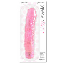 Pipedream Juicy Jewels Precious Pink Flexible Realistic Vibrator Pink - $41.95