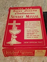 Vintage 1967 St. Joseph Continuous Sunday Missal  Rev. Hoever In Box - £12.86 GBP