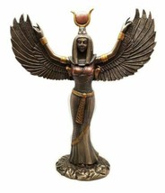 Ebros Egyptian Theme Isis With Open Wings Goddess of Magic &amp; Nature Sculpture - £39.90 GBP