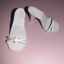 2&quot; x 3/4 in WHITE High Heel Doll SHOES fit KITTY COLLIER &amp; 15&quot; MISS REVLON - £6.33 GBP