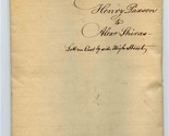 Indenture 1788 Burlington County Mount Holly New Jersey Signed Paxson to... - $792.00