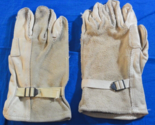 USGI MILITARY ISSUE HEAVY CATTLEHIDE WHITE AIR ASSAULT GLOVES SIZE 4 - $15.08