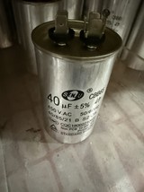 Senju CBB65 40µF Motor Run Capacitor 450V AC Non PCB - $506.89 MXN