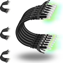 Patch Cables Cat6 1ft 24 Pack Ethernet Patch Cable 10G Cat 6 Patch Cable... - $55.91