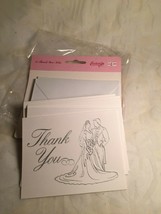 7 Wedding, Everlasting Elegance &quot;Thank-you&quot; Note Cards - £2.29 GBP