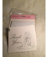 7 Wedding, Everlasting Elegance &quot;Thank-you&quot; Note Cards - £2.26 GBP