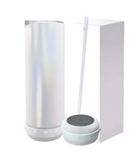 20oz Sublimation Glitter Shimmer Holographic Blank Bluetooth speaker tum... - $417.97 MXN