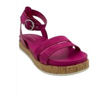 Marc Fisher Women&#39;s Verily Pink Multi Suede Strappy Sandals Women&#39;s Size... - $34.65