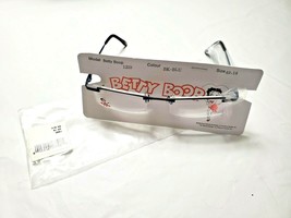 Betty Boop Rxable Eyeglasses Black Blue Size 49-18-130 Nose Bridge Pads - £34.89 GBP