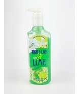 Bath And Body Works White Lily Lime Deep Cleansing Hand Soap 8 Fl Oz - £21.64 GBP