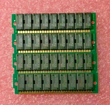 4x 4MB 30-Pin 9-chip 60ns Parität Fpm Speicher Simm Apple RAM Macintosh II Lot - £51.01 GBP