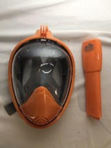 Outer Limits Full Face Snorkel Mask Adult L/XL Orange - £19.75 GBP