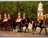 Queens Life Horse Guards Salmon Life Series London UK Postcard K11 - $3.91