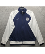 Nike USA Soccer Jacket Men&#39;s Large Multicolor Raglan Sleeve Mock Neck Fu... - $34.35