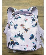 Vera Bradley ReActive Grand Backpack Lavender Butterfly purple butterfli... - $108.04 CAD