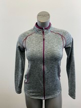 Mountain Warehouse ISOCOOL Full Zip Jacket Women&#39;s Size 6 Gray Long Sleeve  - £10.81 GBP