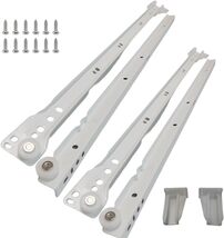 10 Inch Black Drawer Slides, Pack of 4 Set Full Extension, 46mm Height S... - $36.85