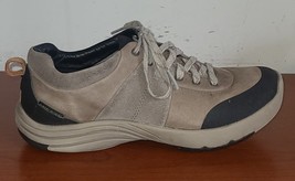 CLARKS Women&#39;s Shoes Sz.6.5 Oxford Style gray Suede/leather Lace-Up - $21.99
