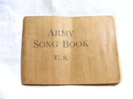 Vintage 1918 WW1 U.S. Army Song Book Issued by War Department 3-c - $1,837.67 MXN