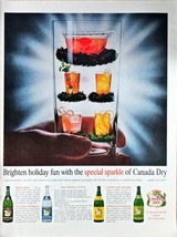 CANADIAN DRY - Holiday Fun - Special Sparkle - 1961 Vintage Print Ad - €9,41 EUR