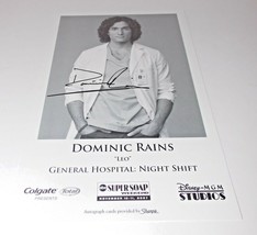 Dominic Rains Autograph Reprint Photo 9x6 General Hospital 2007 Chicago Med - $9.99