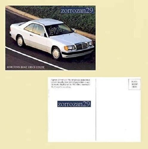 1988-90 MERCEDES-BENZ 300 CE COUPE VINTAGE COLOR POSTAL - EE. UU. - ¡HER... - $6.35