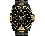 Bulova Men&#39;s 98D002 Black IP Diamond Quartz Watch MSRP $450! - £158.16 GBP