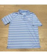 Nike Golf Tour Performance Dri Fit SHIRT M Medium Blue White stripe - Se... - £11.86 GBP
