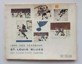 1968-1969 St Louis Blues Yearbook West Division Playoff Champions Glen Hall M452 - £103.90 GBP