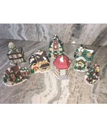 Christmas Time Village Set -VERY VERY RARE VINTAGE COLLECTIBLE-SHIPS N 2... - $3,928.65 MXN